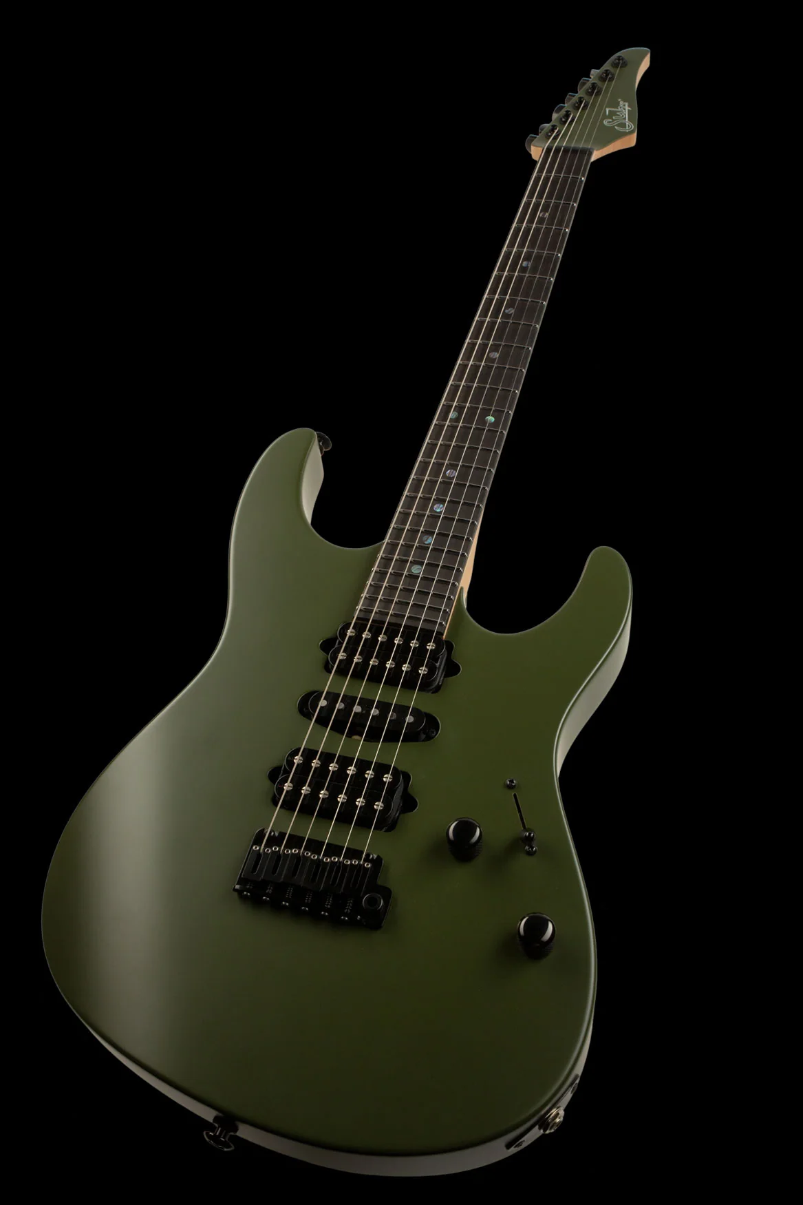 Suhr Limited Modern Terra Guitar, Forest Green, 510, Hardshell Case - Image 4
