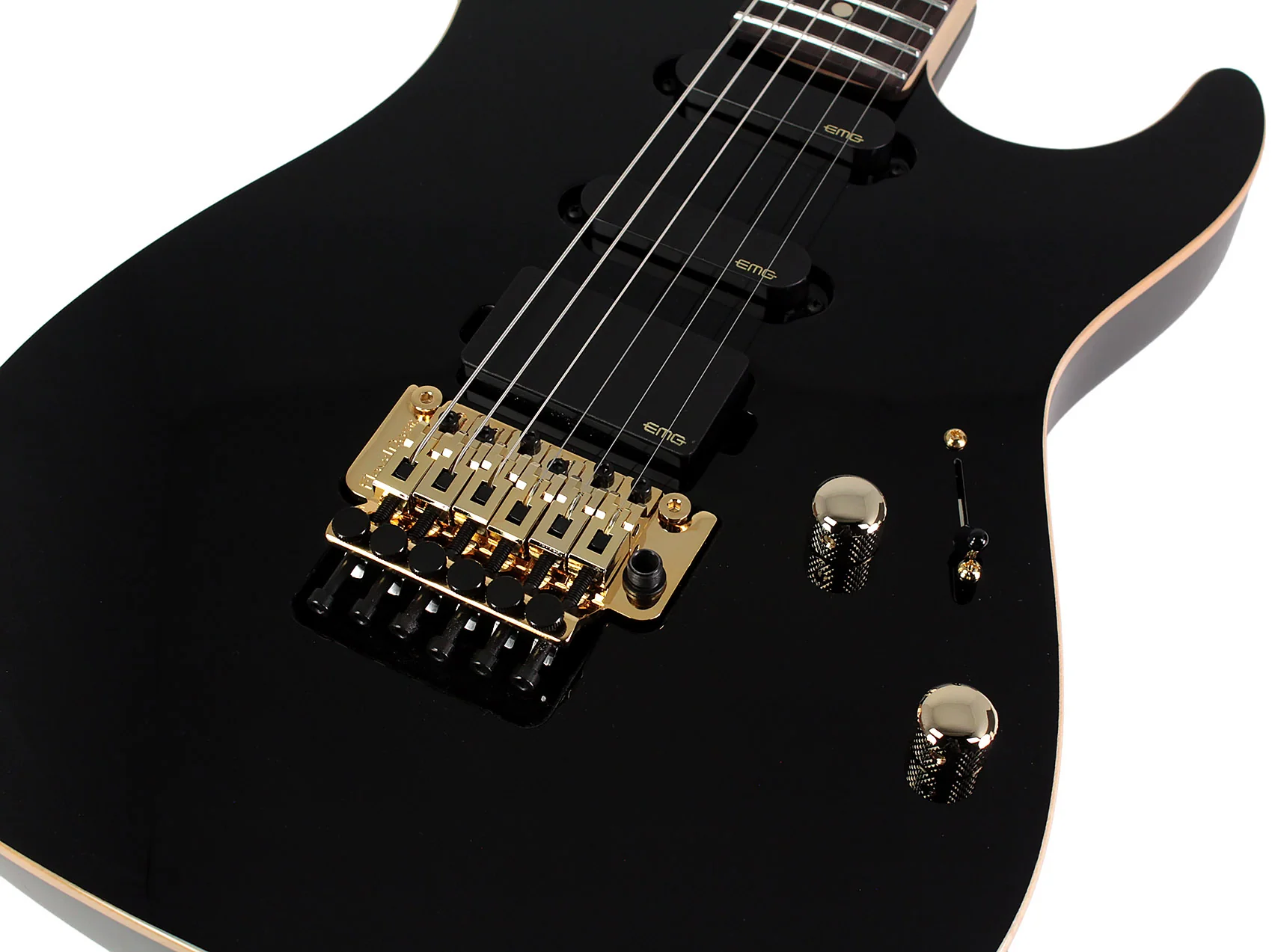 Suhr Limited Edition Standard Legacy Guitar, Black, Floyd Rose - Image 3