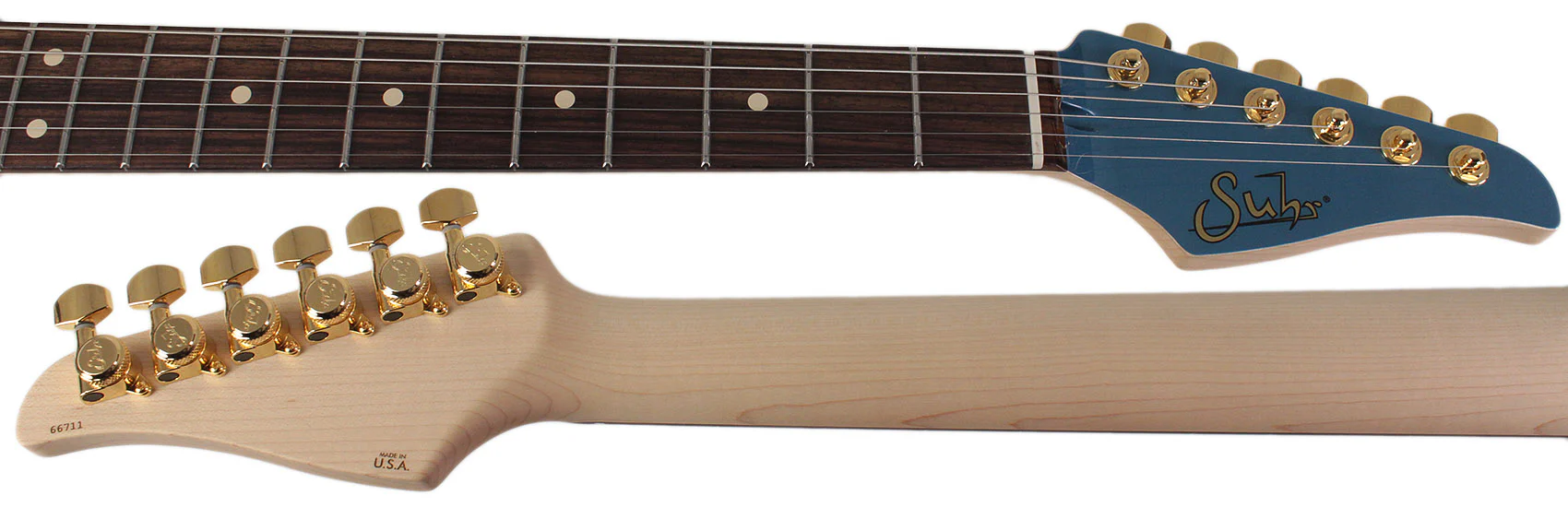 Suhr Limited Standard Legacy Guitar, Pelham Blue, 510 - Image 8