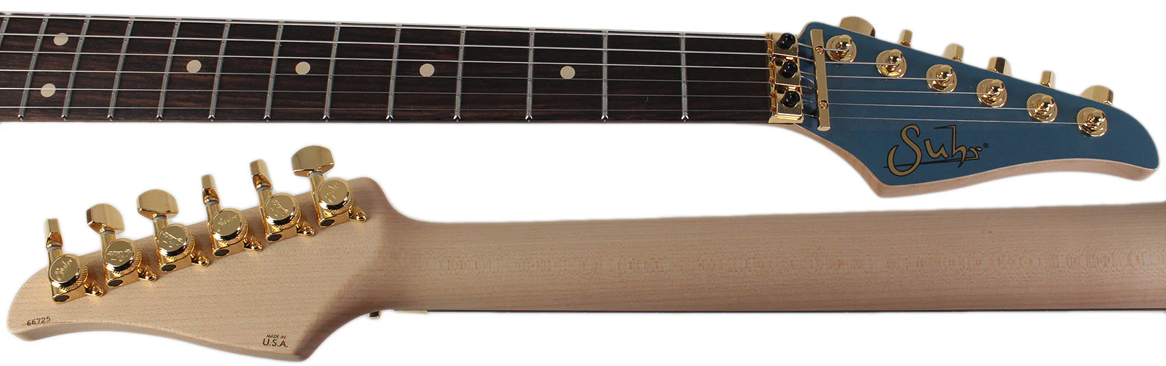 Suhr Limited Edition Standard Legacy Guitar, Pelham Blue, Floyd Rose - Image 8