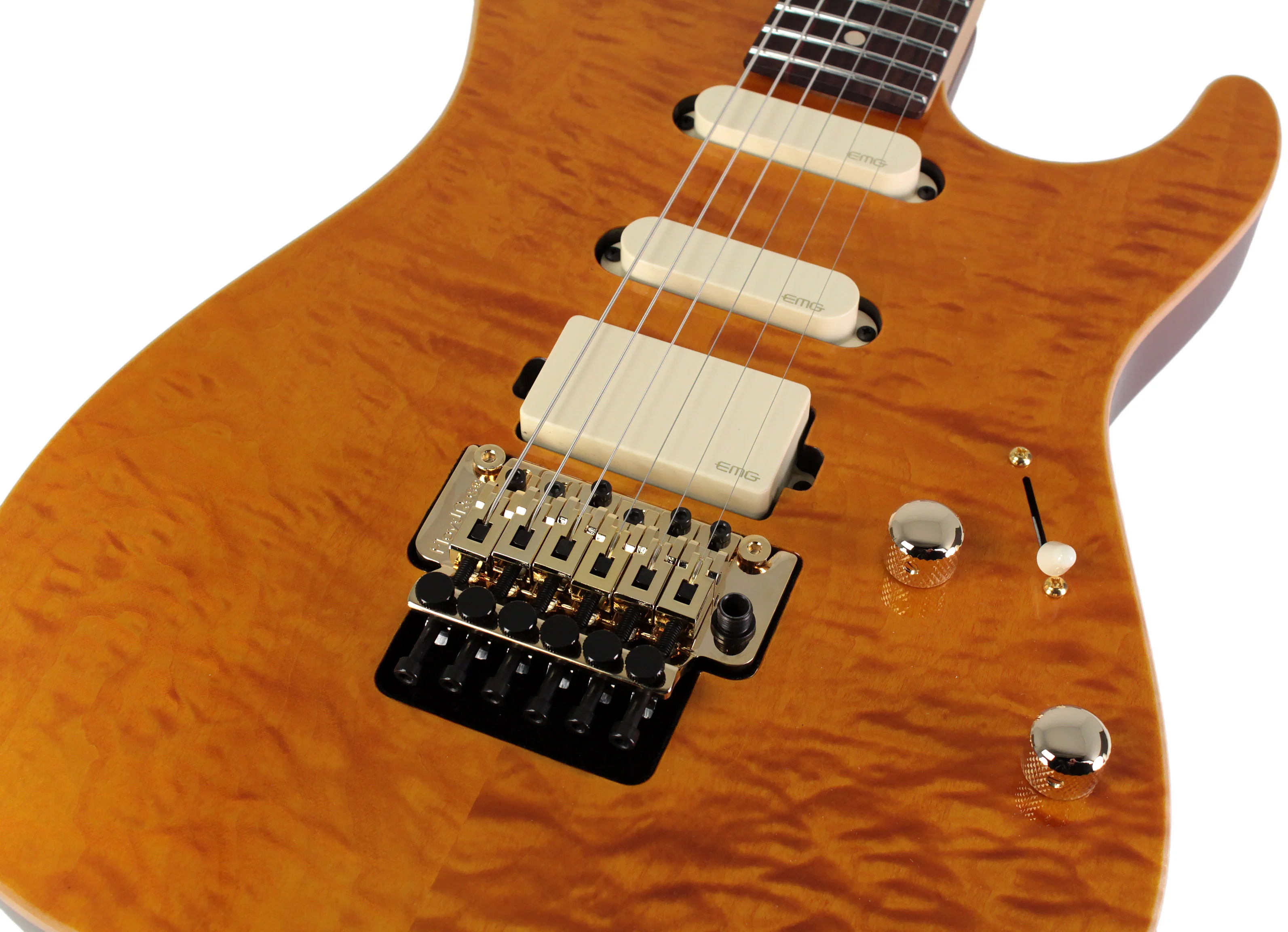 Suhr Limited Edition Standard Legacy Guitar, Trans Caramel, Floyd Rose - Image 3