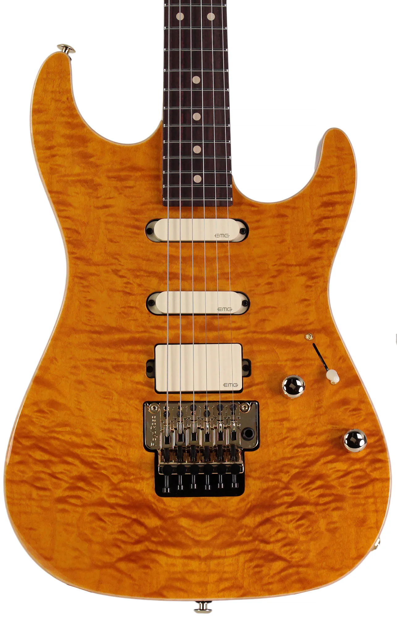 Suhr Limited Edition Standard Legacy Guitar, Trans Caramel, Floyd Rose - Image 6