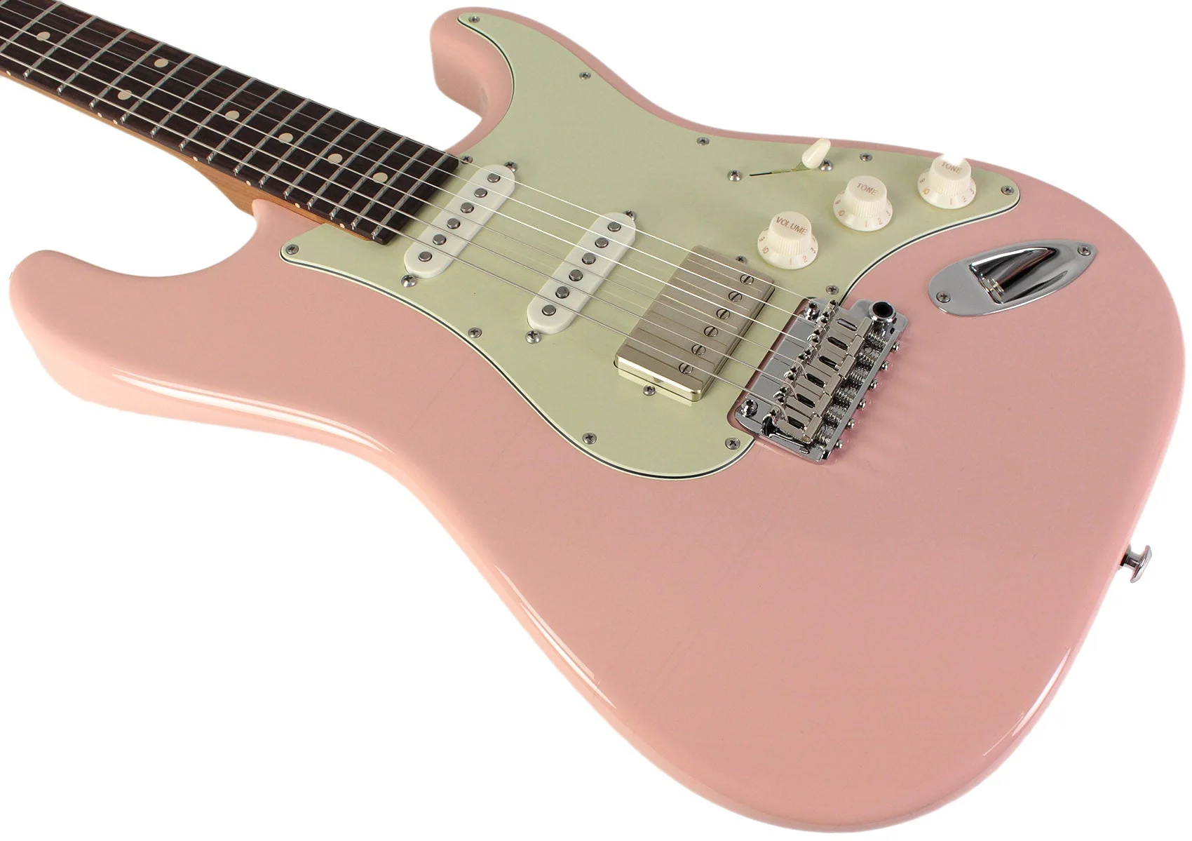 Suhr Mateus Asato Classic Antique Signature Guitar, Shell Pink - Image 4