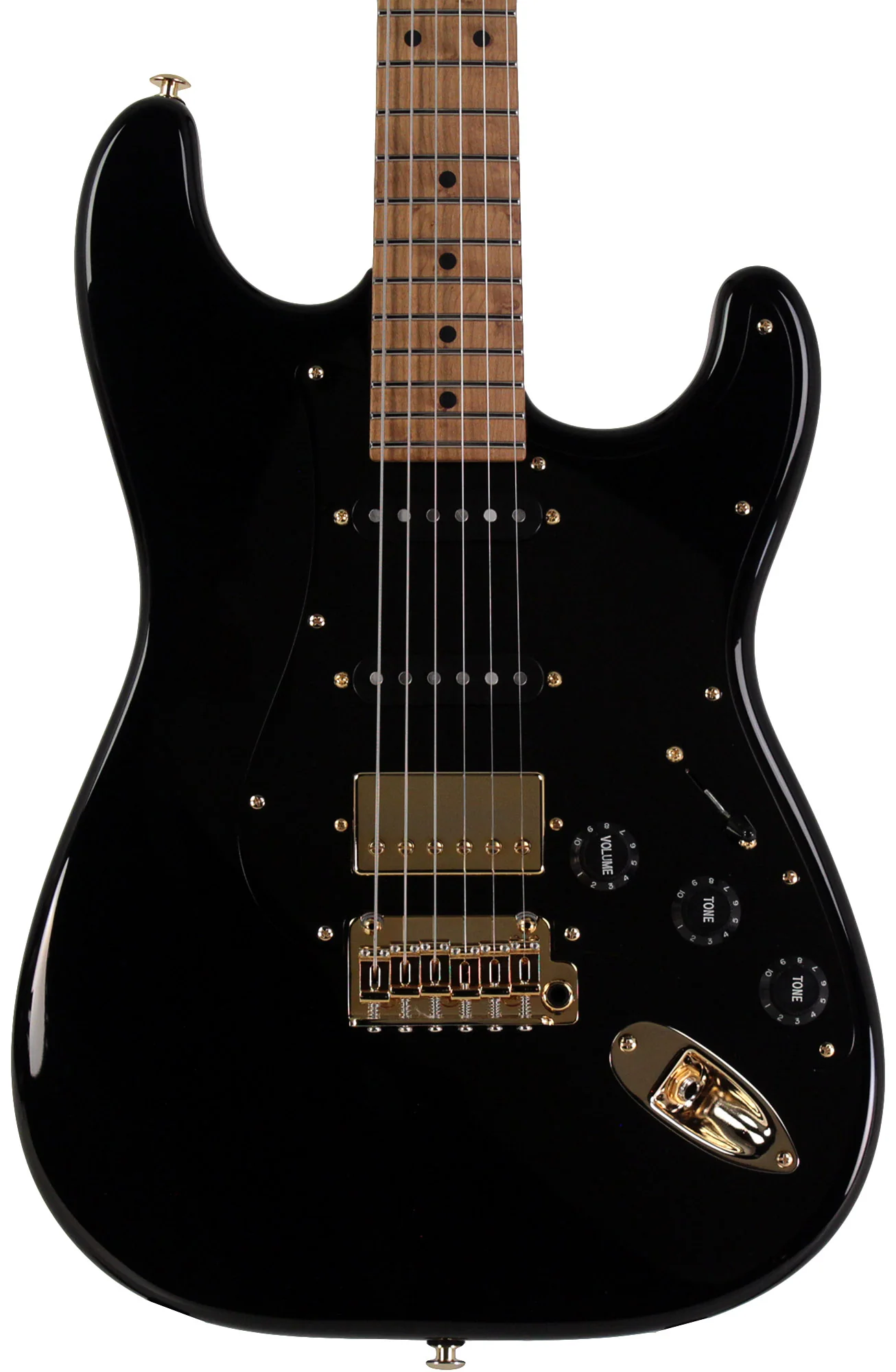 Suhr Mateus Asato Classic S Signature Guitar, Black - Image 5