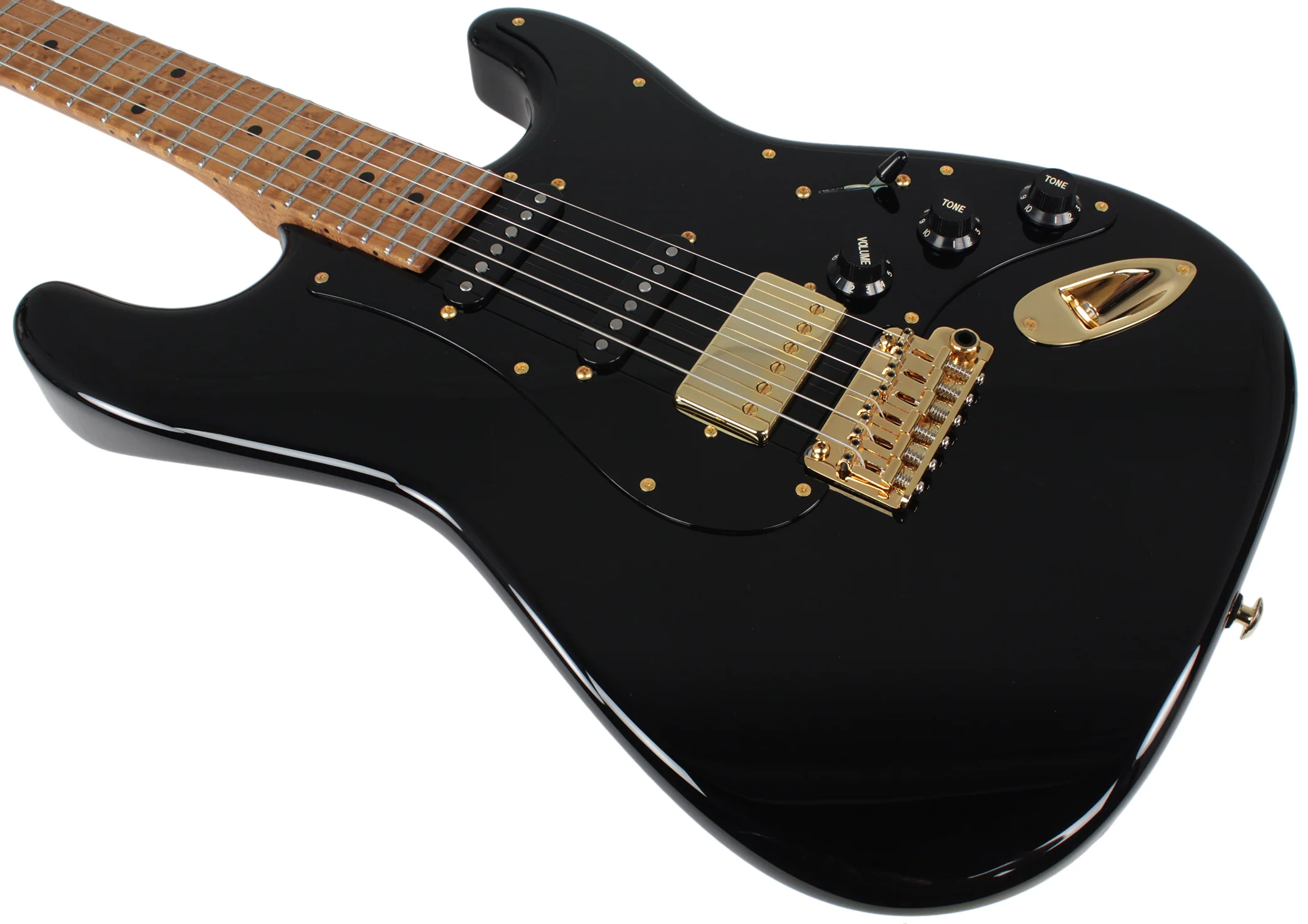 Suhr Mateus Asato Classic Signature Guitar, Black - B-Stock - Image 7