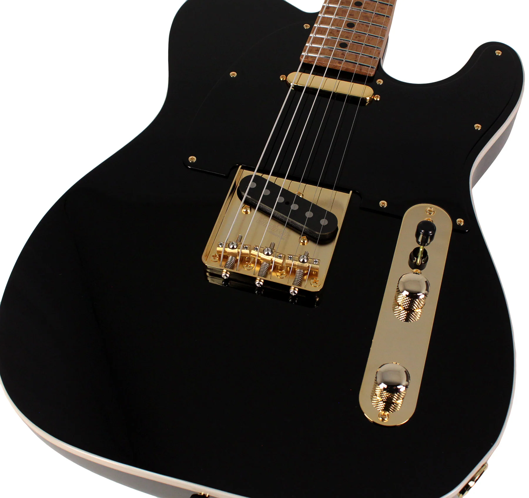 Suhr Mateus Asato Signature Classic T Guitar, Black - Image 3