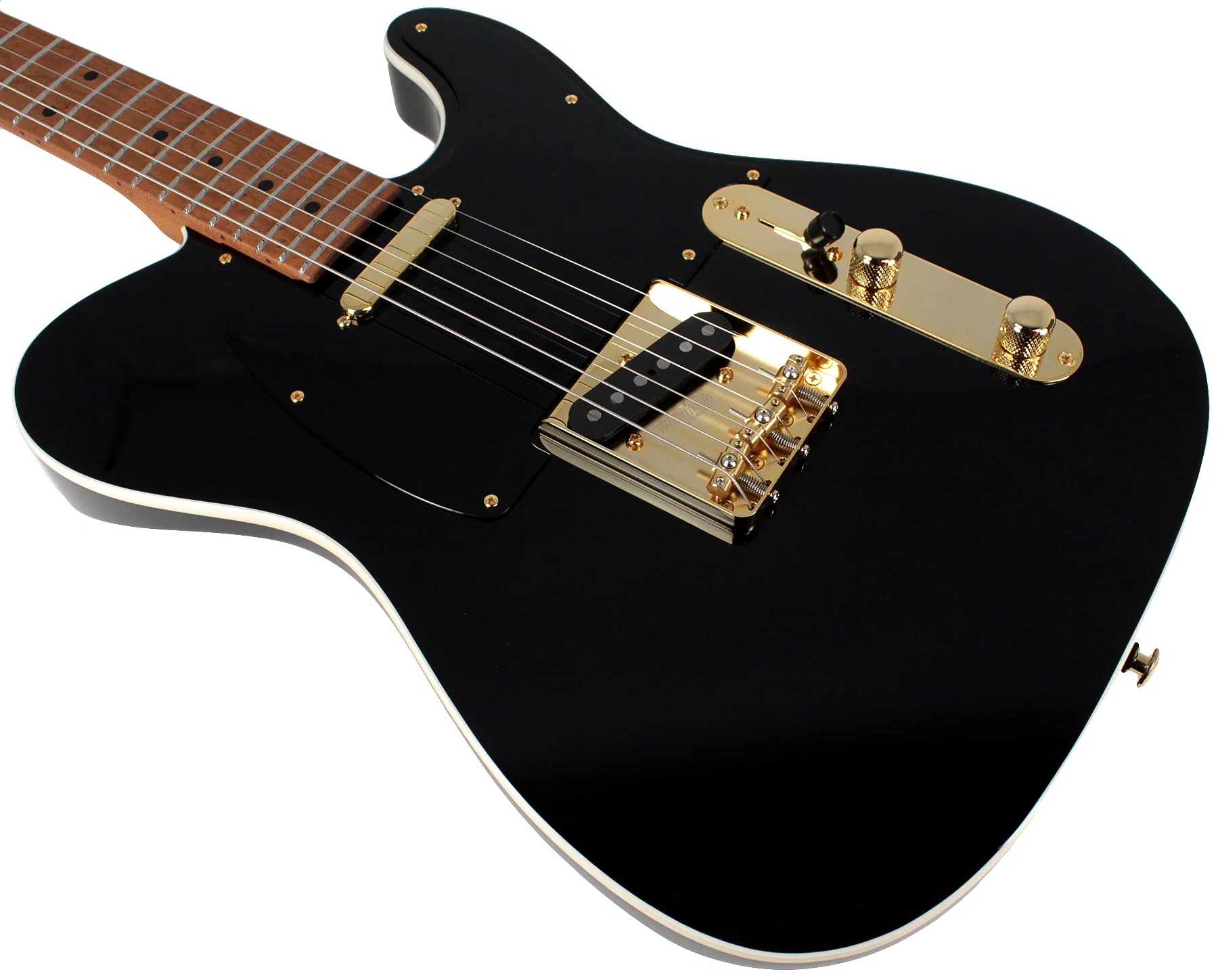 Suhr Mateus Asato Signature Classic T Guitar, Black - Image 4