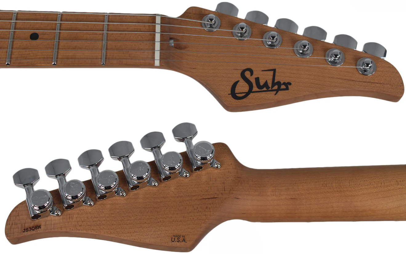 Suhr Modern Antique Pro Limited Guitar - 2-Tone Tobacco Burst, Roasted Maple - Image 8