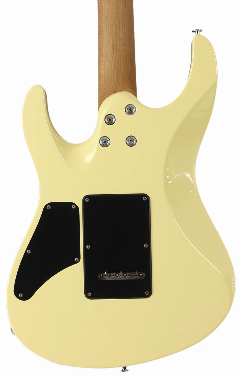 Suhr Modern Antique Pro Limited Guitar - Vintage Yellow, Roasted Maple - Image 4