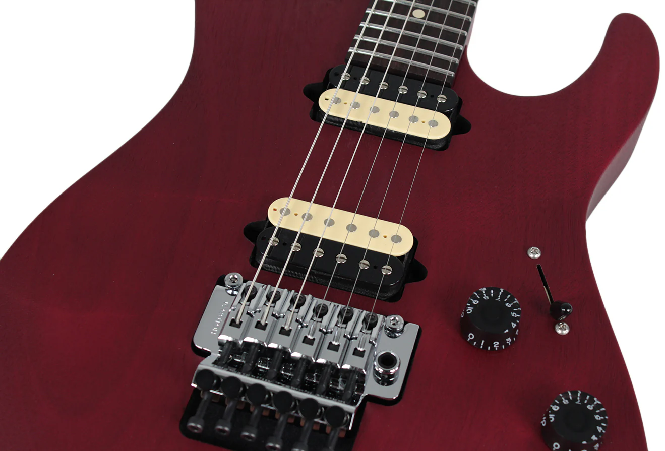 Suhr Modern Satin Cherry Guitar - HH, Floyd Rose - Image 6