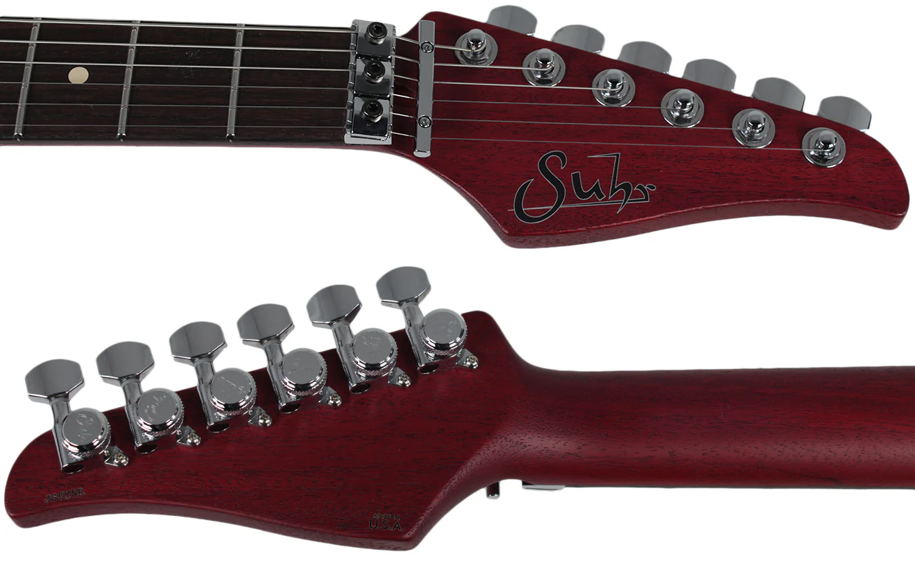 Suhr Modern Satin Cherry Guitar - HH, Floyd Rose - Image 8