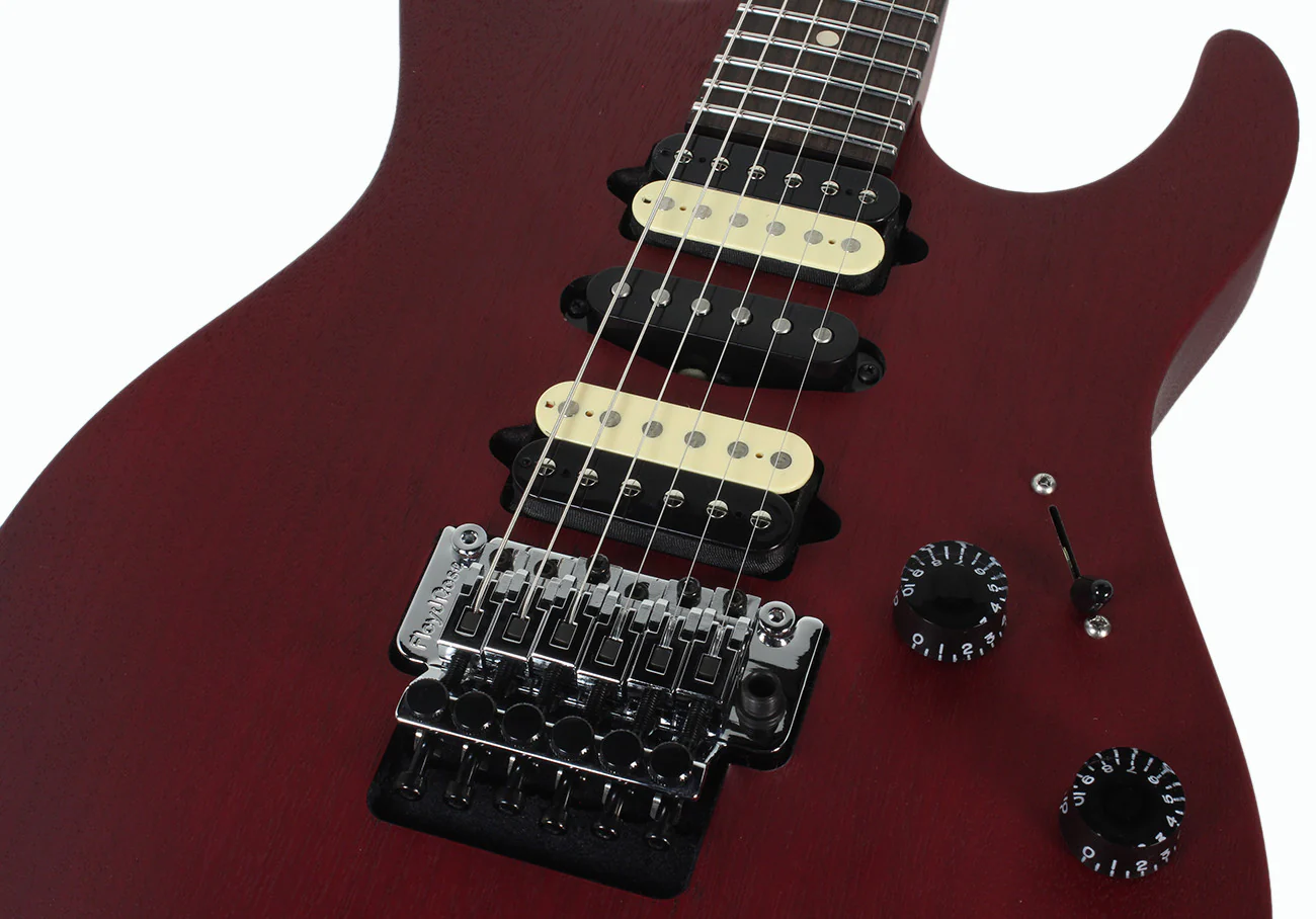 Suhr Modern Satin Cherry Guitar - HSH, Floyd Rose - Image 7