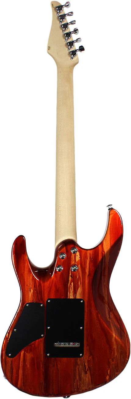 Suhr Modern Guitar - NOS - Root Beer Drip - Matching Headstock - Image 8