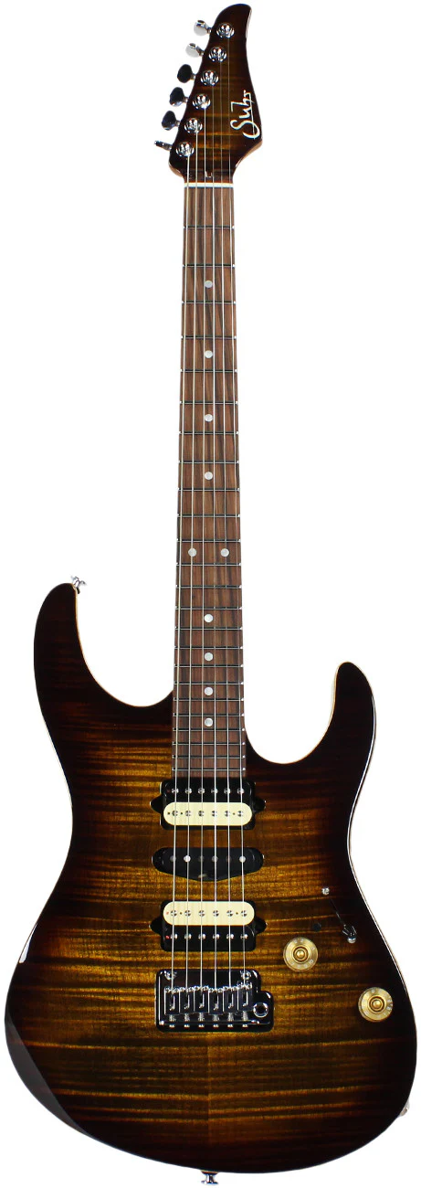 Suhr Modern Govan Spec Guitar - Light Bengal Burst - Image 6