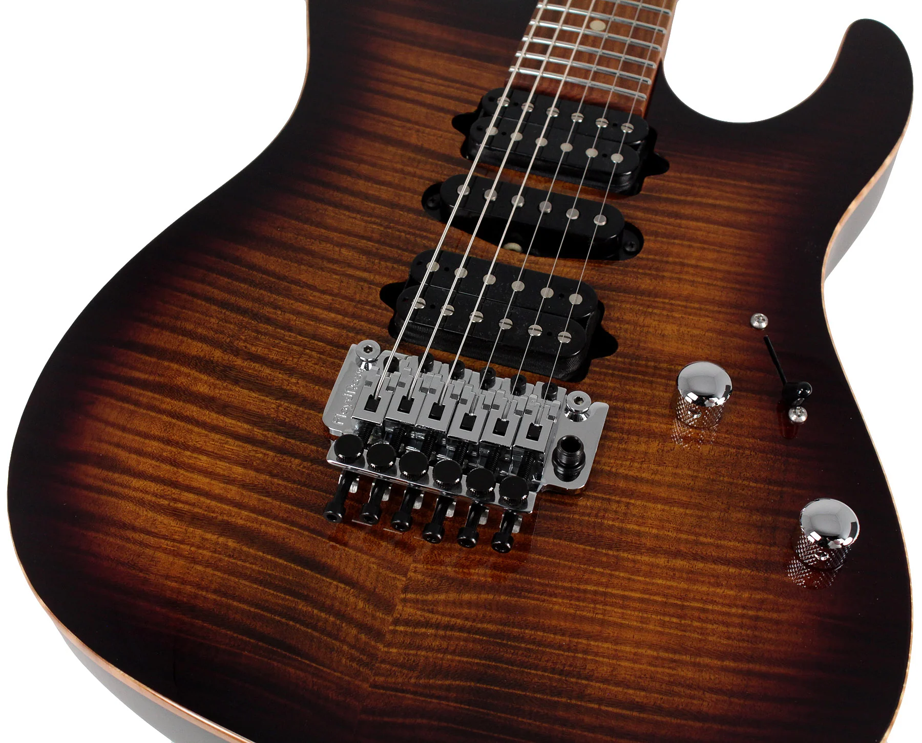Suhr Modern Plus Guitar, Bengal Burst, Pau Ferro, HSH, Floyd Rose - Image 3