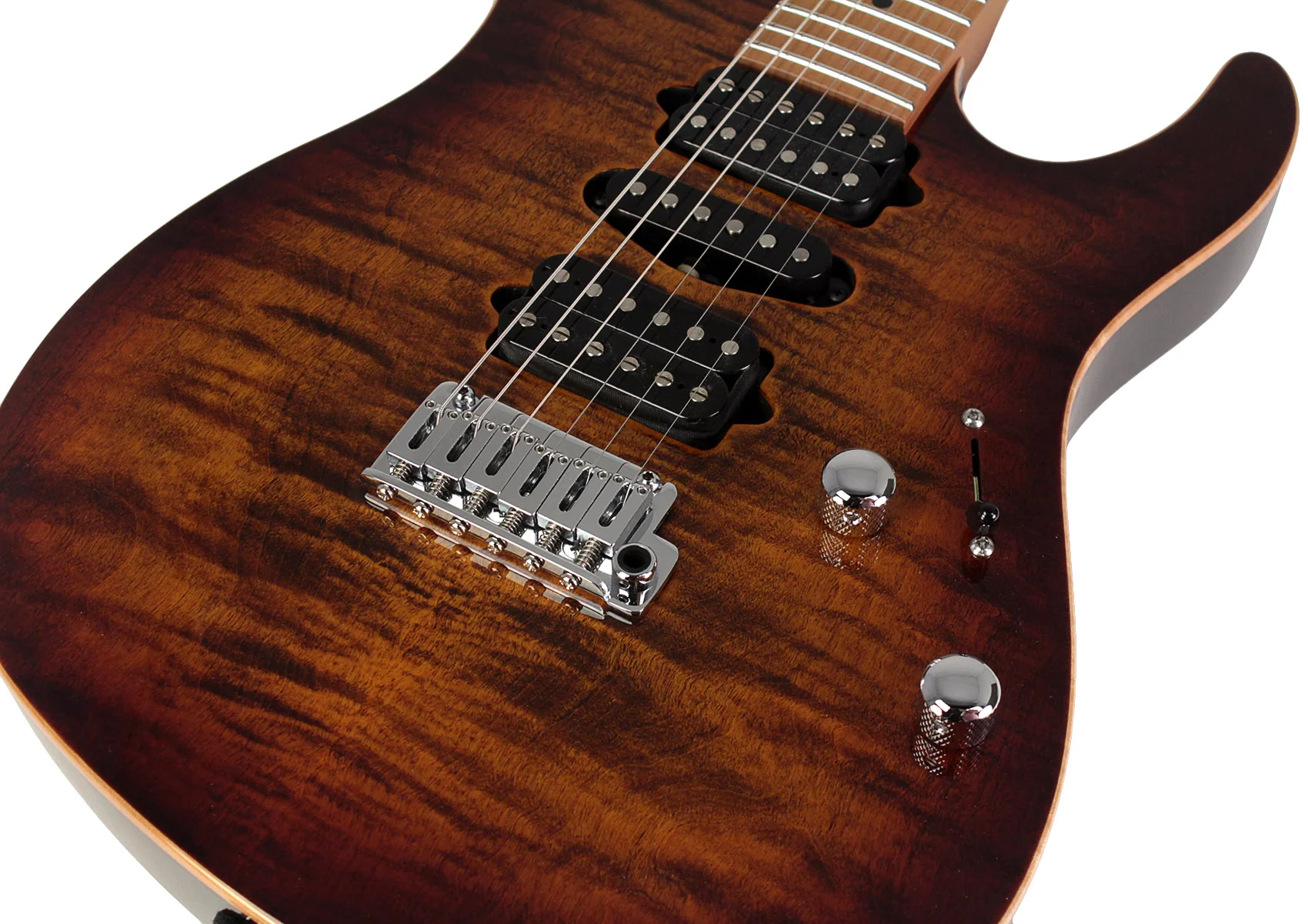 Suhr Modern Plus Guitar, Bengal Burst, Roasted Maple, HSH - Image 3
