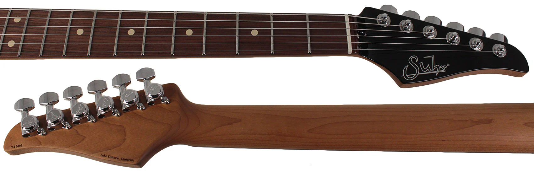 Suhr Modern Plus Guitar, Charcoal Burst, Pau Ferro, HSH - Image 8