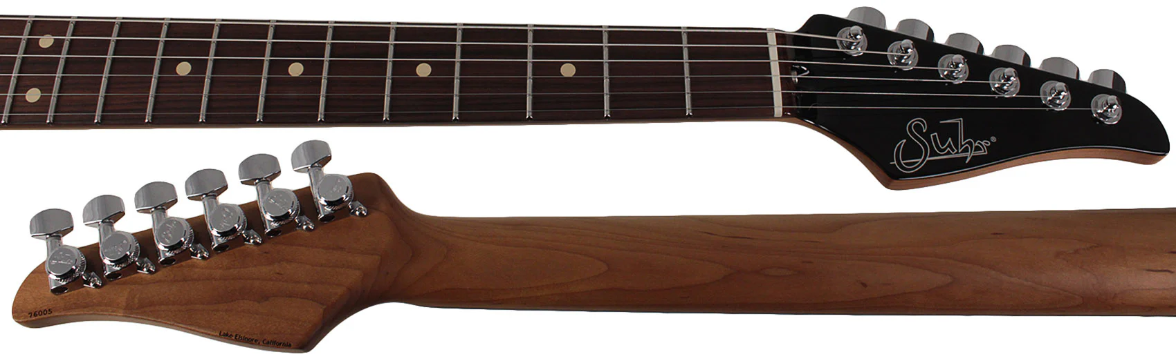 Suhr Modern Plus Guitar, Trans Whale Blue Burst, Pau Ferro, HSH - Image 8