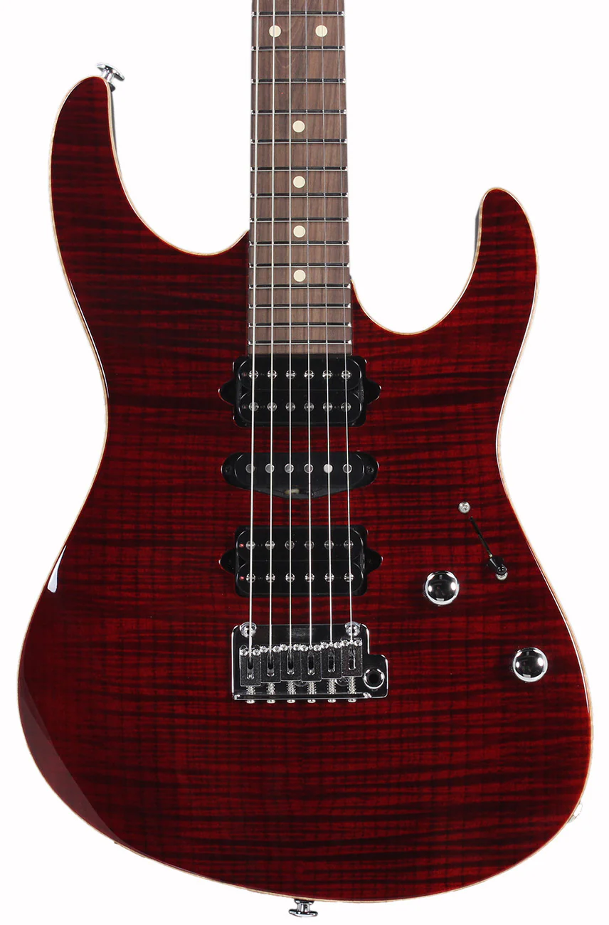 Suhr Modern Pro Guitar, Chili Pepper Red, Pau Ferro, HSH - Image 3