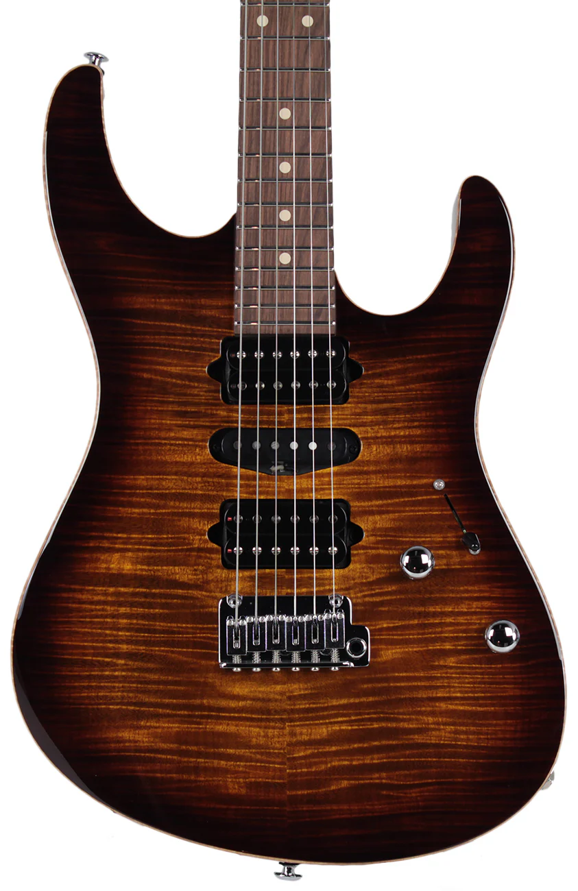 Suhr Modern Pro Guitar, Bengal Burst, Pau Ferro, 510 - Image 3