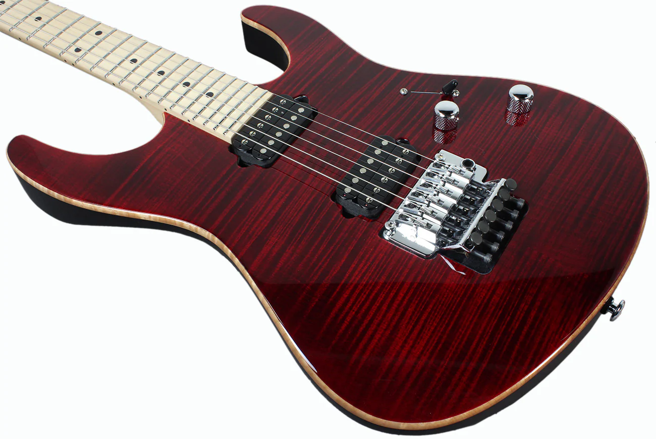 Suhr Modern Pro Guitar, Chili Pepper Red, Maple, Floyd, HH - Image 6