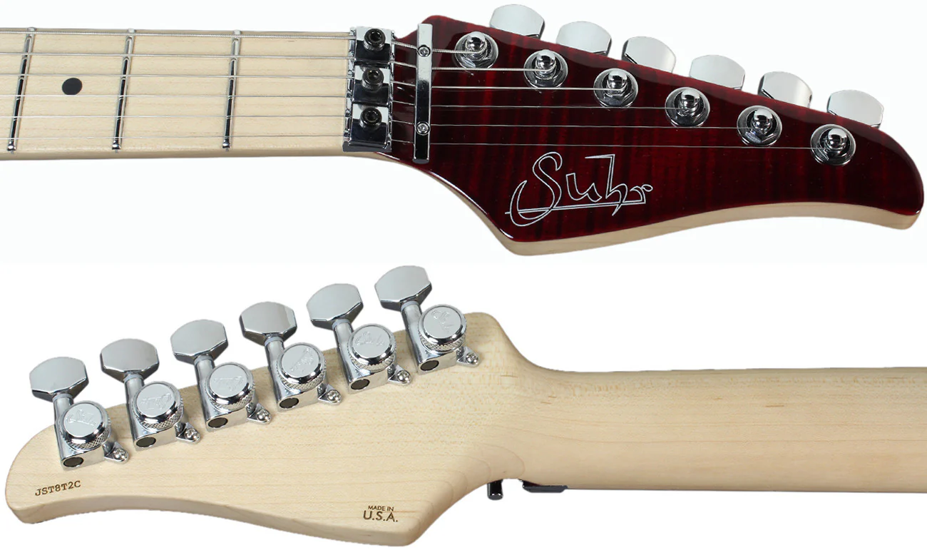 Suhr Modern Pro Guitar, Chili Pepper Red, Maple, Floyd, HH - Image 8