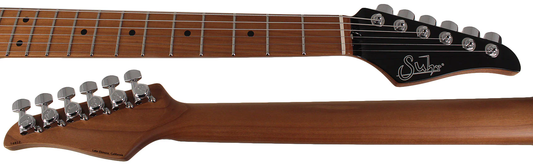 Suhr Modern Plus Guitar, Chili Pepper Red, Maple, HSH - Image 9