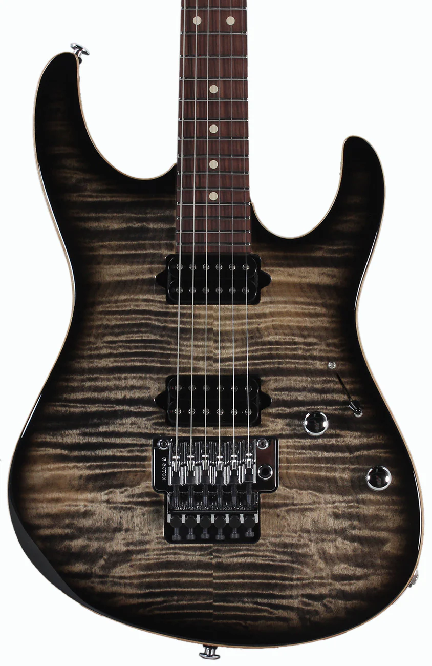 Suhr Modern Pro Guitar, Trans Charcoal Burst, Pau Ferro, HH, Floyd - Image 3