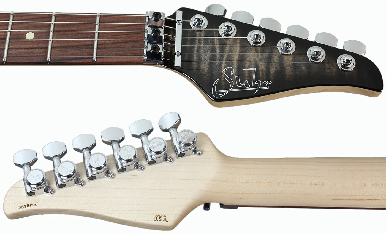 Suhr Modern Pro Guitar, Trans Charcoal Burst, Pau Ferro, HH, Floyd - Image 8