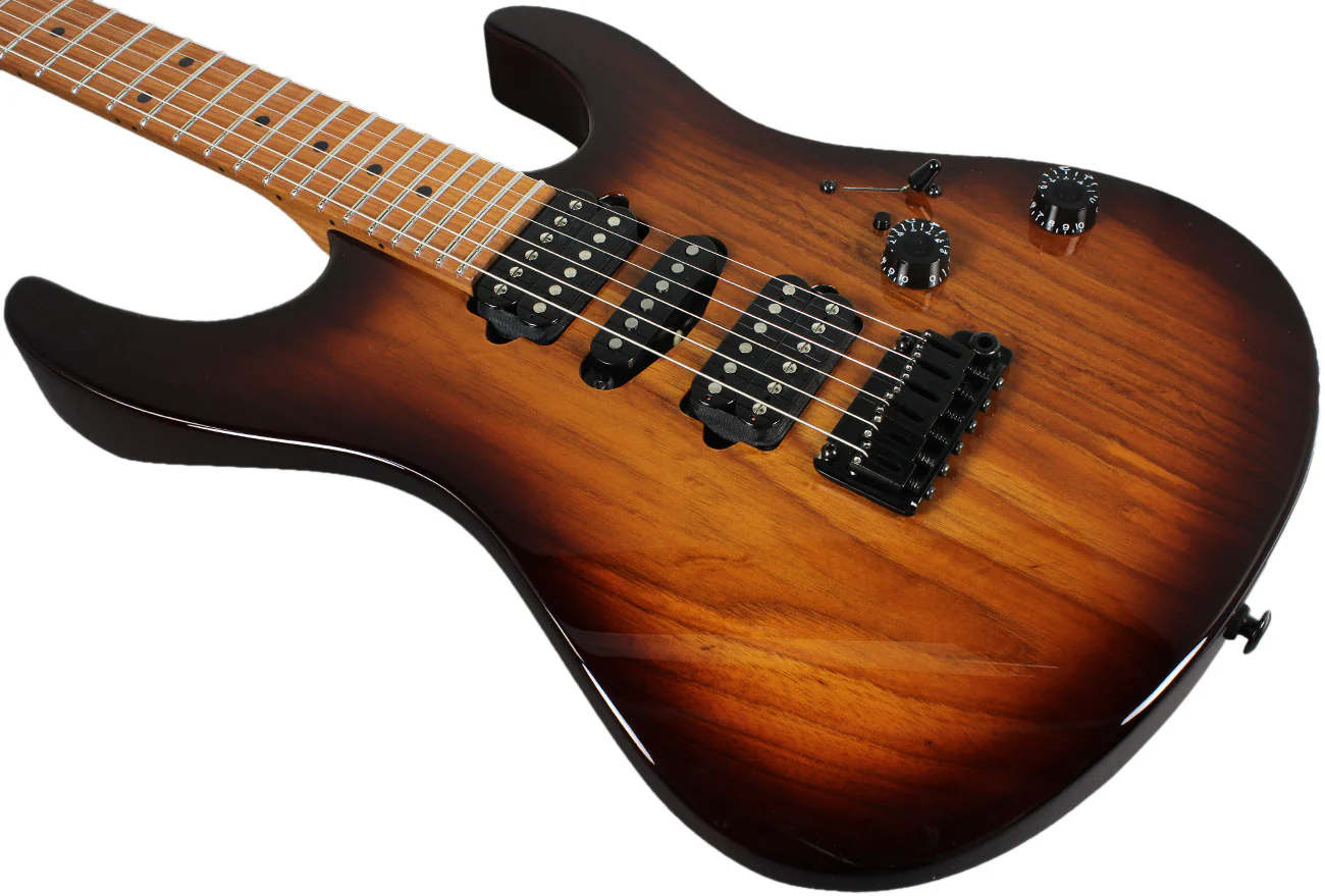Suhr Modern Roasted Swamp Ash Guitar - Brown Burst - Image 3