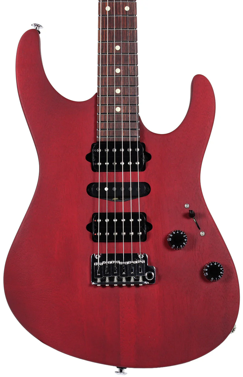 Suhr Modern Satin Cherry Guitar, HSH, 510 - Image 2