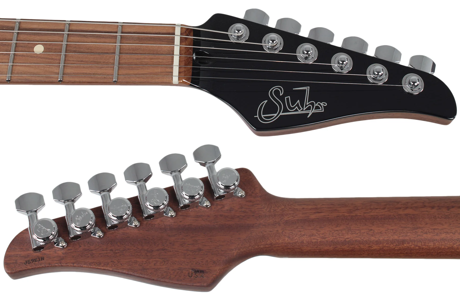 Suhr Modern Select Guitar, Quilted Maple, Aqua Burst Gradient - Image 7