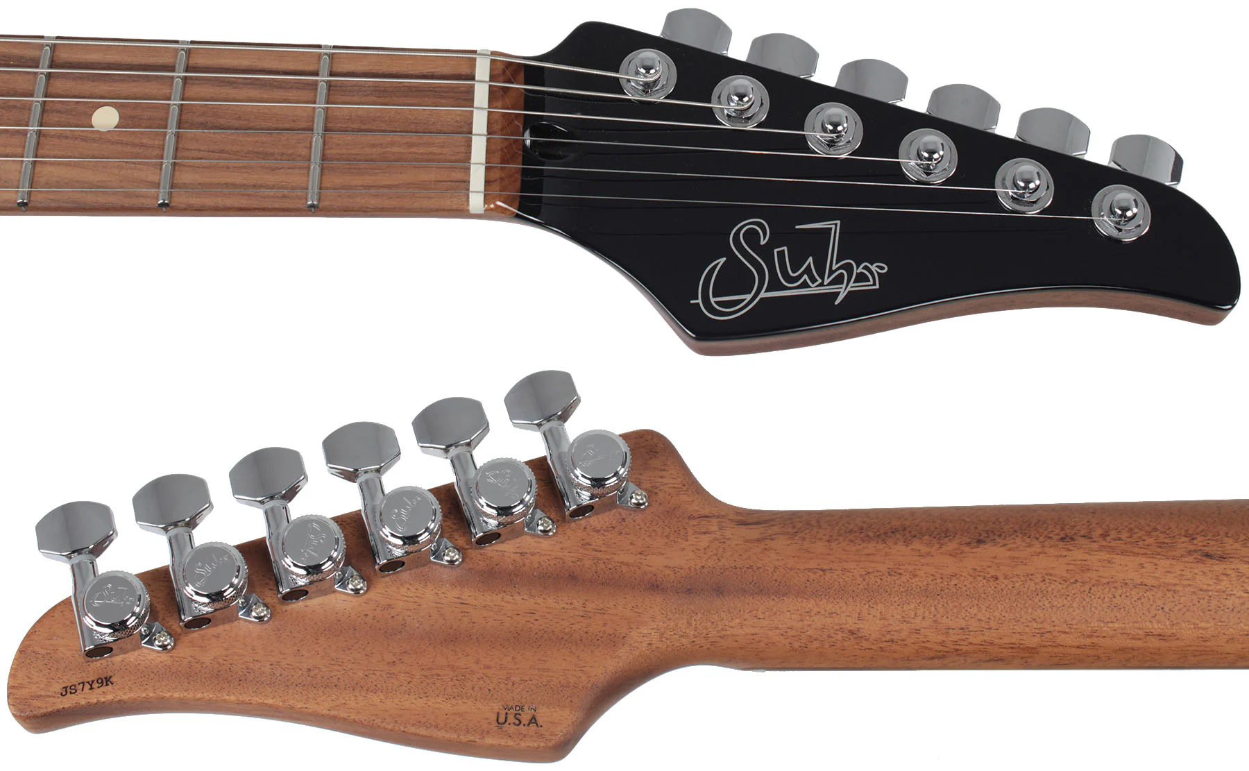 Suhr Modern Select Guitar, Quilted Maple, Black Gradient - Image 7