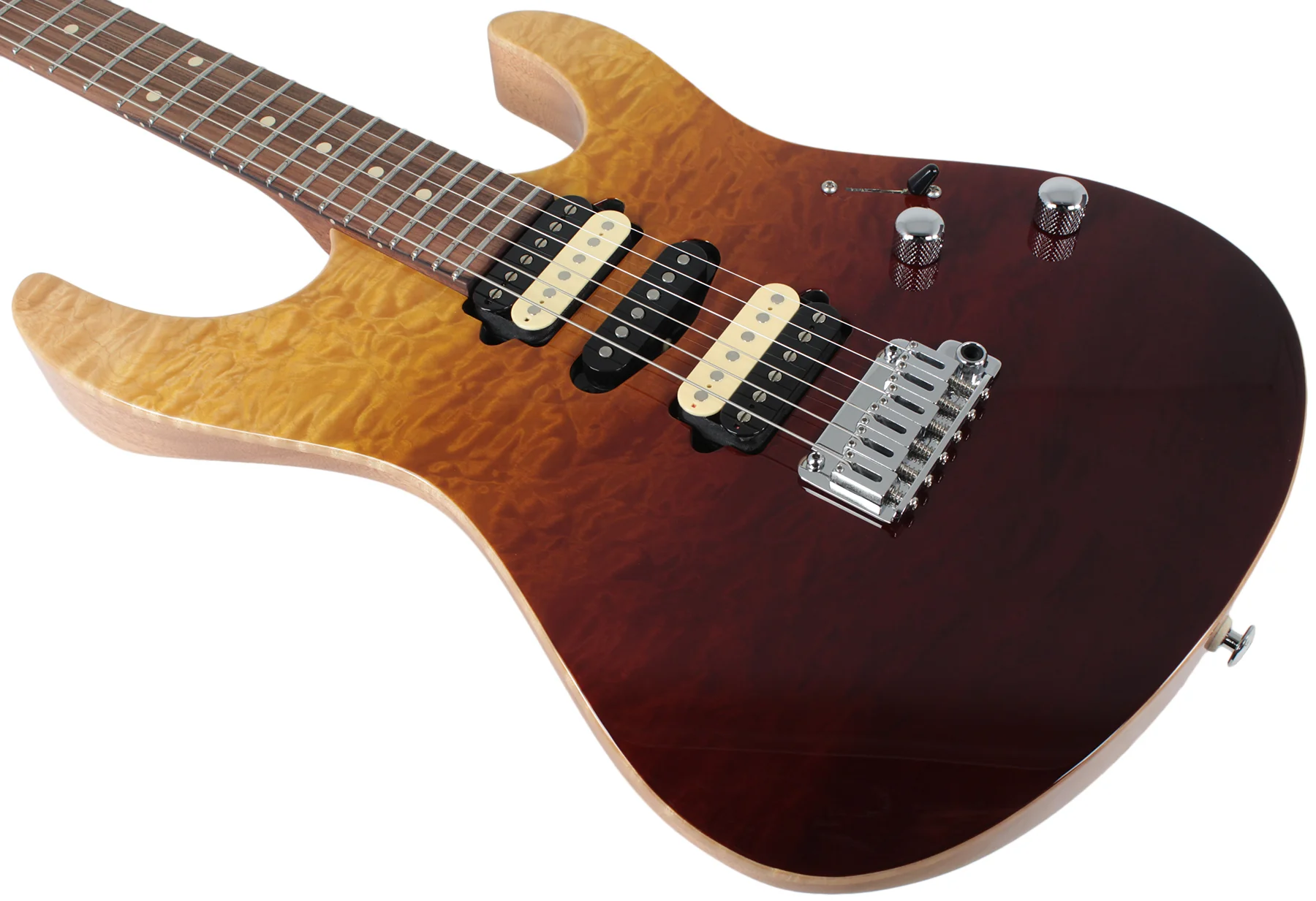 Suhr Modern Select Guitar, Quilted Maple, Desert Gradient - Image 7