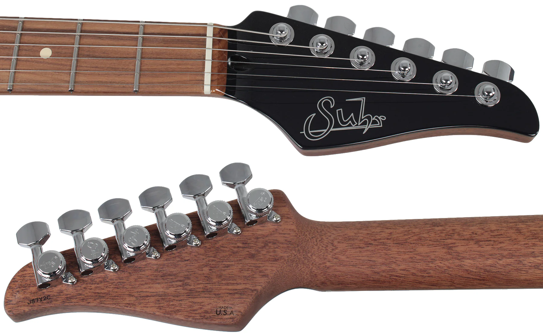 Suhr Modern Select Guitar, Quilted Maple, Trans Blue Denim Slate - Image 7