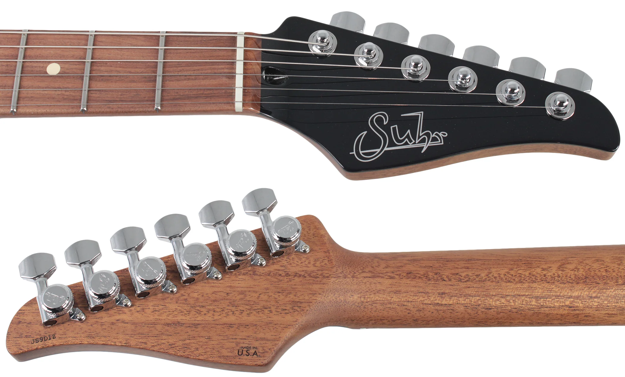 Suhr Modern Select Guitar, Quilted Maple, Trans Charcoal - Image 8