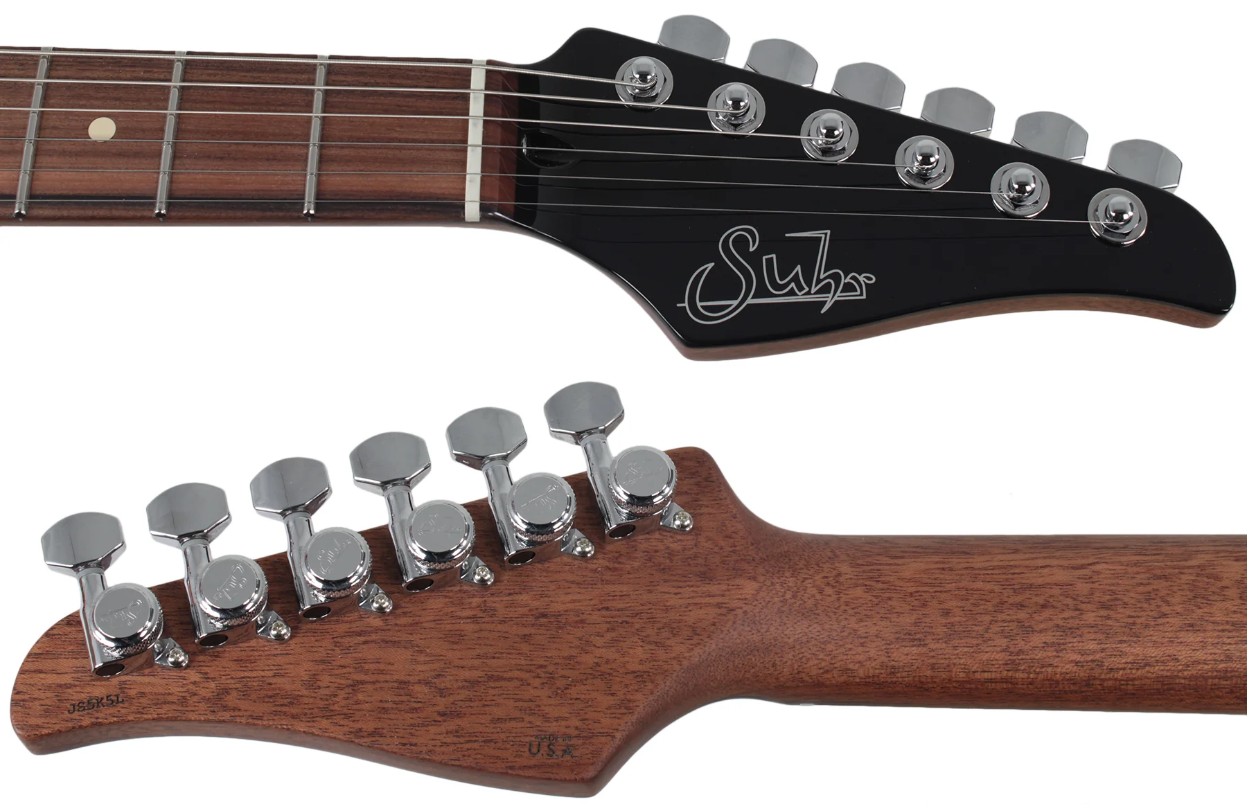 Suhr Modern Select Guitar, Quilted Maple, Trans Whale Blue Burst - Image 8