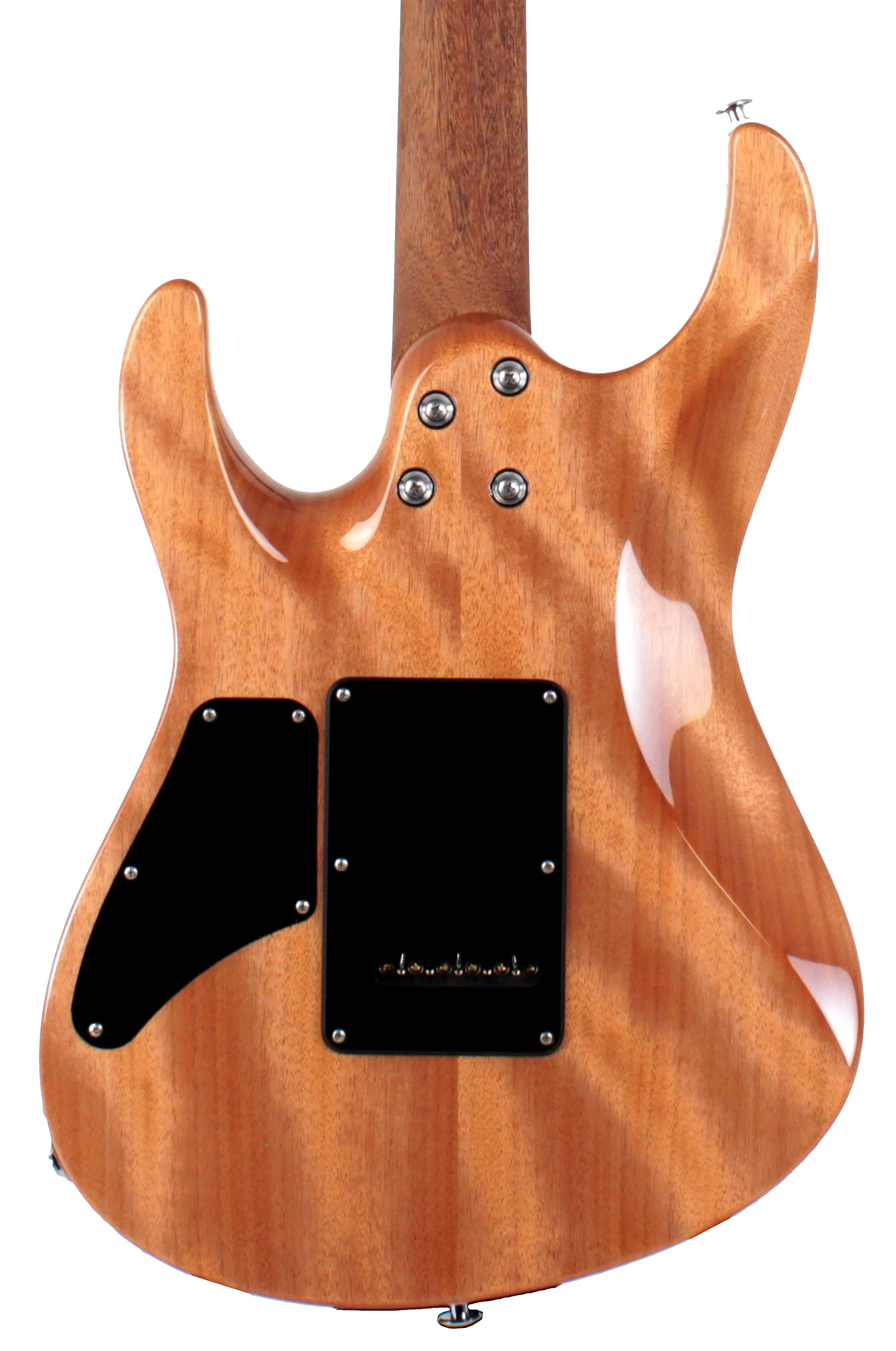 Suhr Modern Select Mahogany Guitar, Trans Green, Burl - Image 5