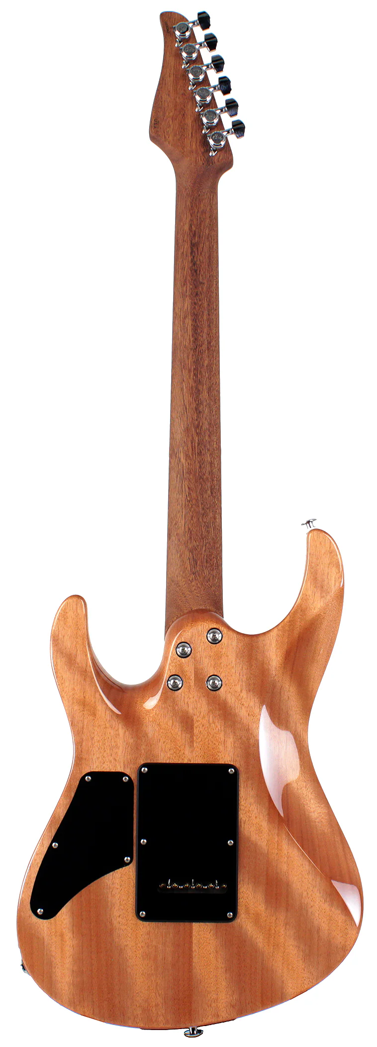 Suhr Modern Select Mahogany Guitar, Trans Green, Burl - Image 7