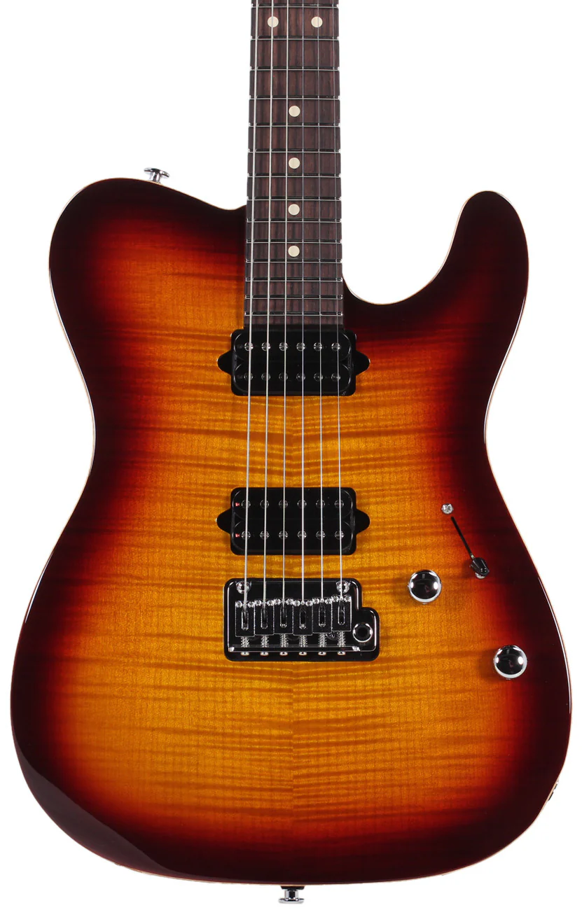 Suhr Modern T Pro Guitar, Aged Cherry Burst - Image 3