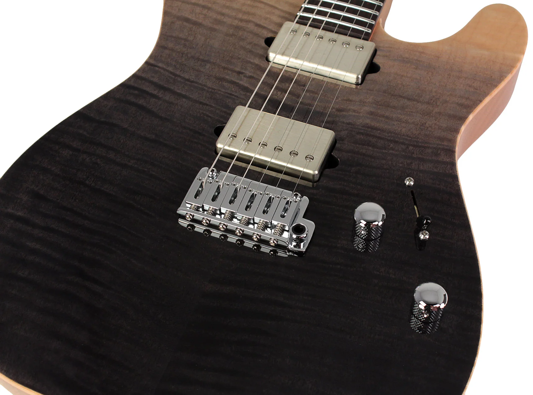 Suhr Select Modern T Mahogany Guitar, Black Gradient - Image 3