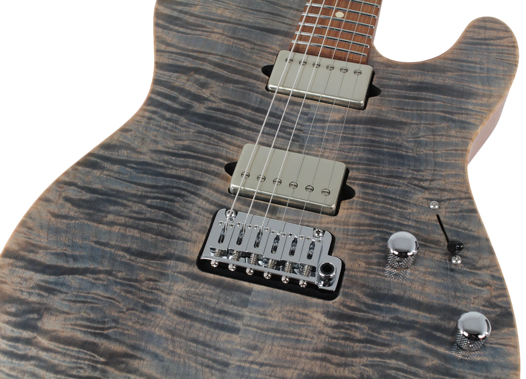 Suhr Modern T Select Guitar, Trans Blue Denim Slate - Image 6