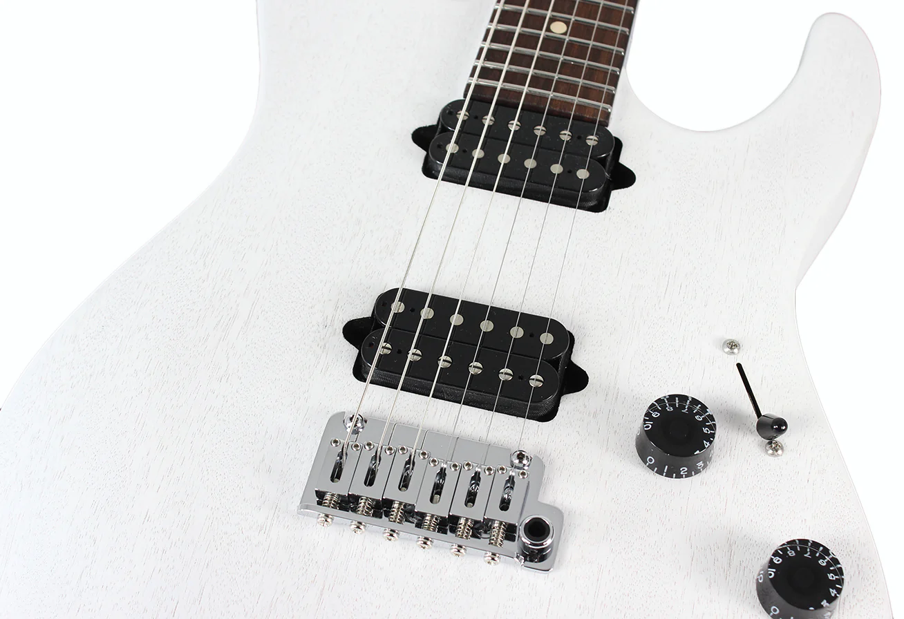 Suhr Modern White Satin Limited Guitar, HH - Image 2