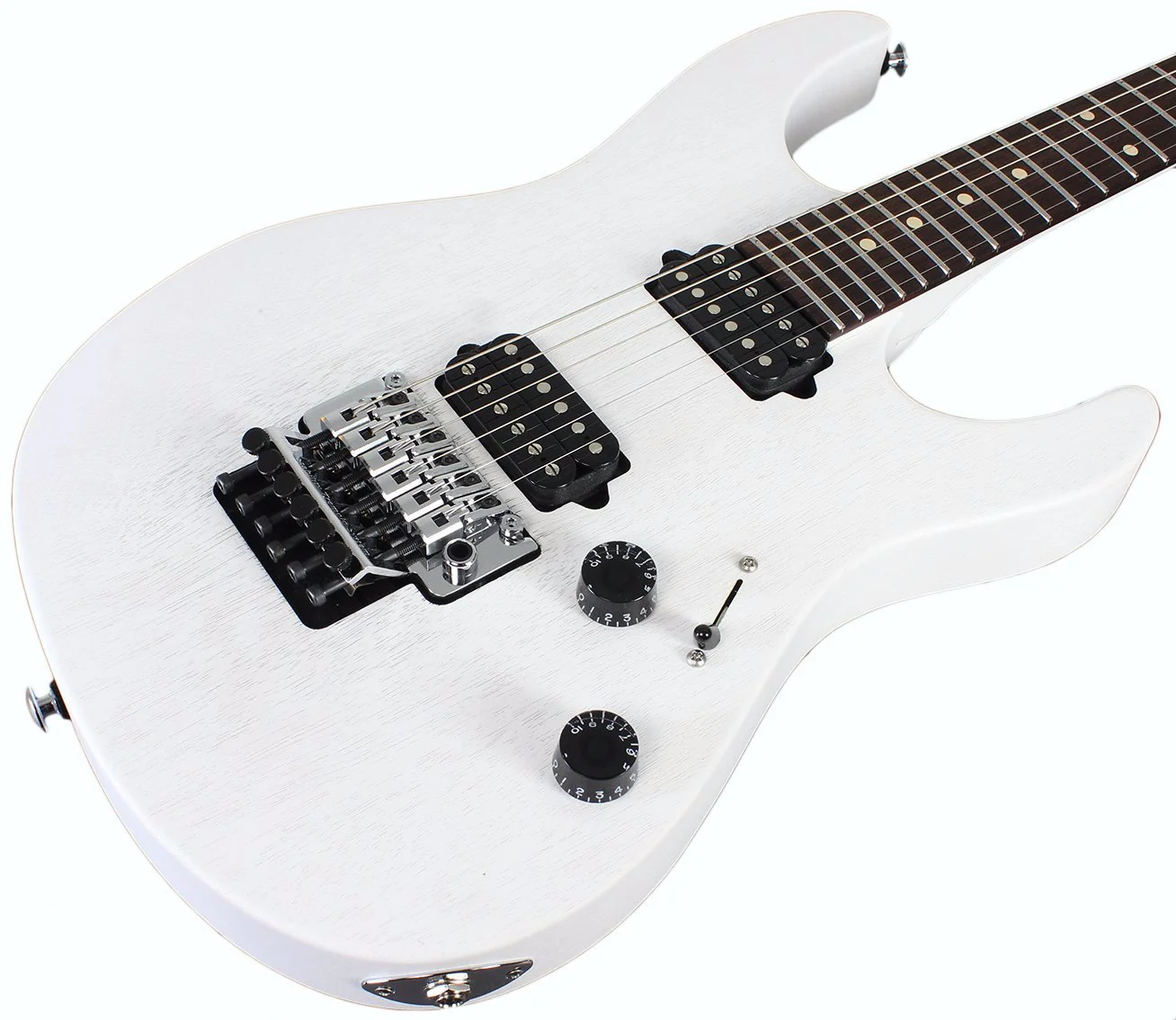Suhr Modern White Satin Limited Guitar, HH, Floyd - Image 5