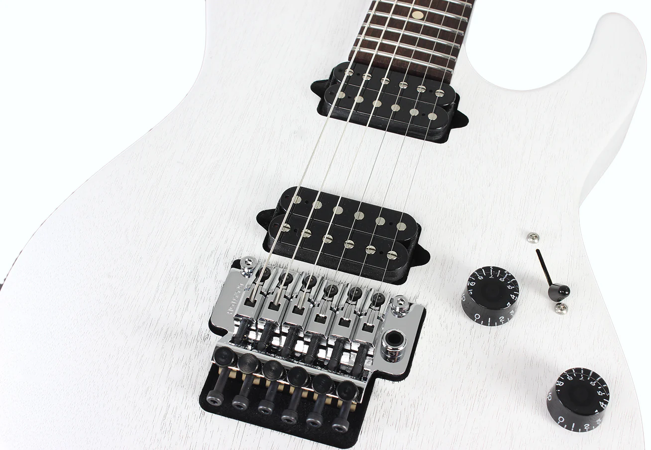 Suhr Modern White Satin Limited Guitar, HH, Floyd - Image 6