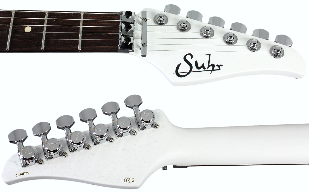 Suhr Modern White Satin Limited Guitar, HH, Floyd - Image 8