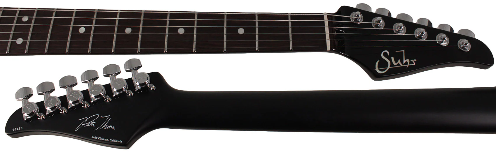 Suhr Pete Thorn Signature Standard HH Guitar, Ocean Turquoise, Wilkinson - Image 7