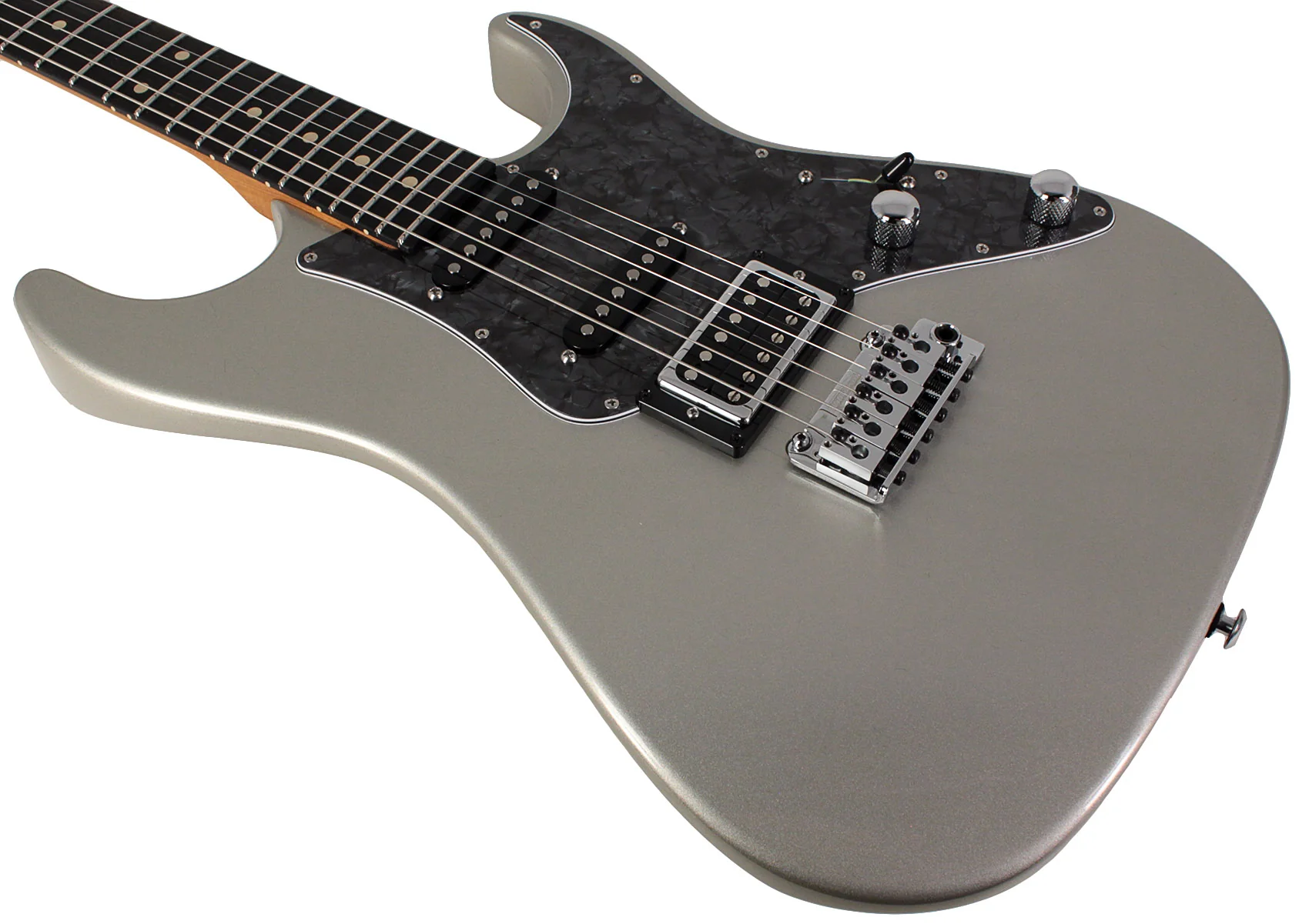 Suhr Pete Thorn Signature Standard HSS Guitar, Inca Silver - Image 4