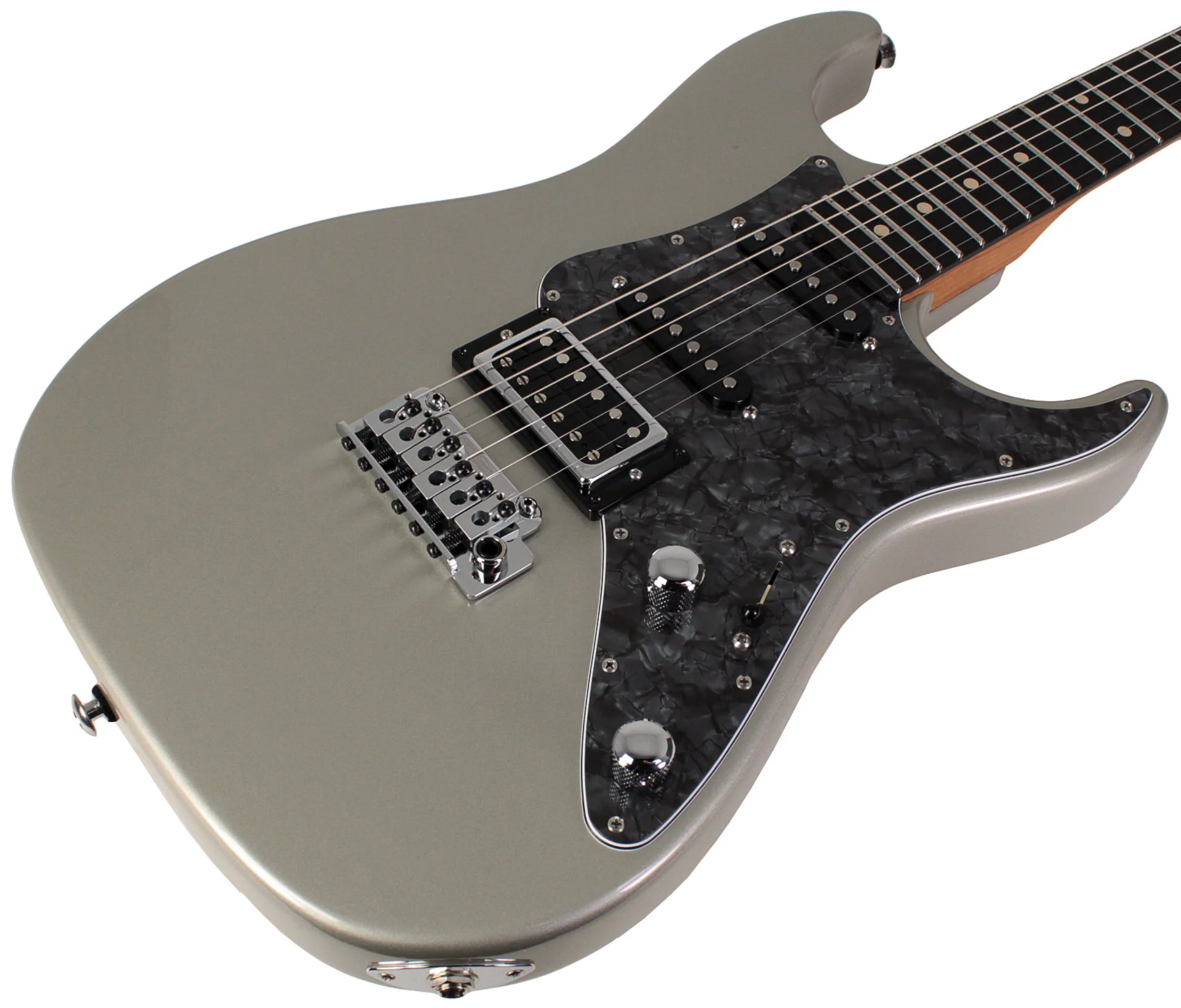 Suhr Pete Thorn Signature Standard HSS Guitar, Inca Silver - Image 2
