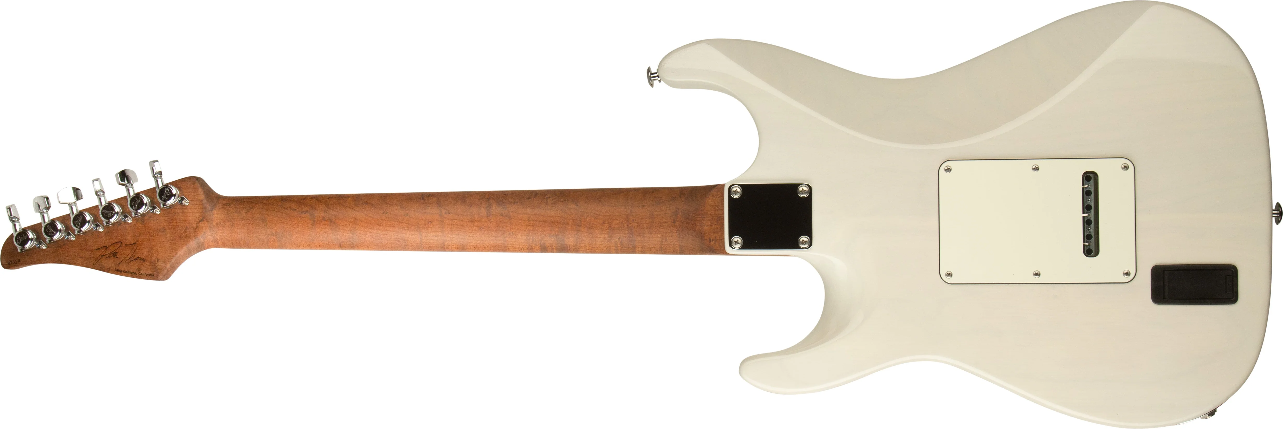 Suhr Pete Thorn Signature PT Traditional 90 Guitar, Trans White - Image 3